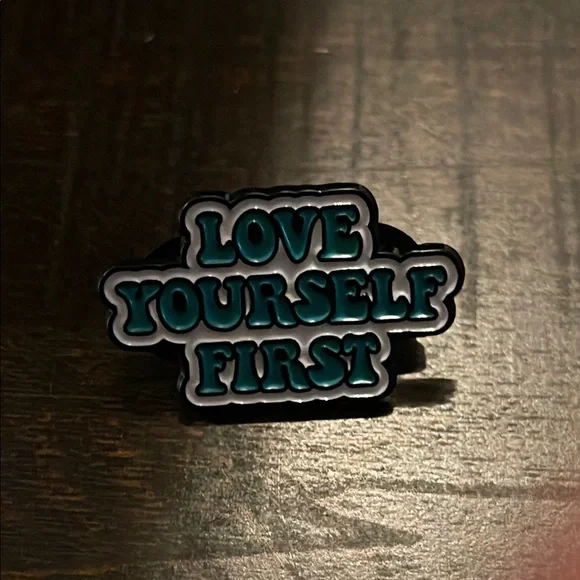 Love Yourself First Enamel Pin - Picture 2 of 5